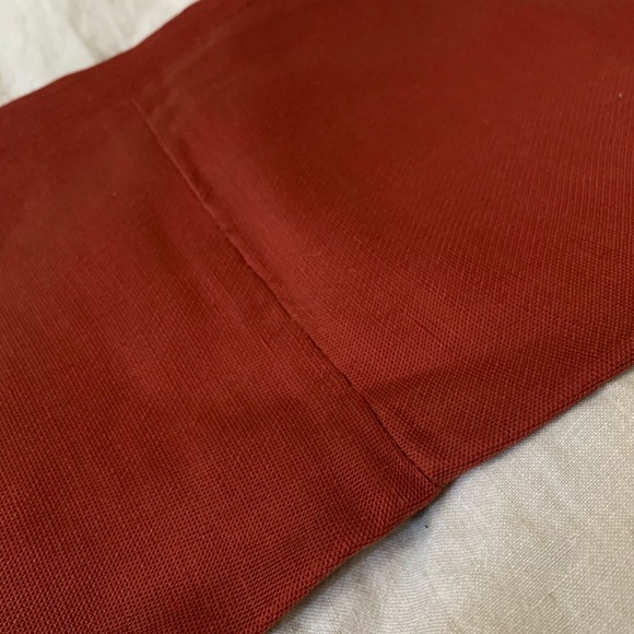 Ann Demuelemeester vintage red linen cropped wide leg pants - Picture 8 of 10